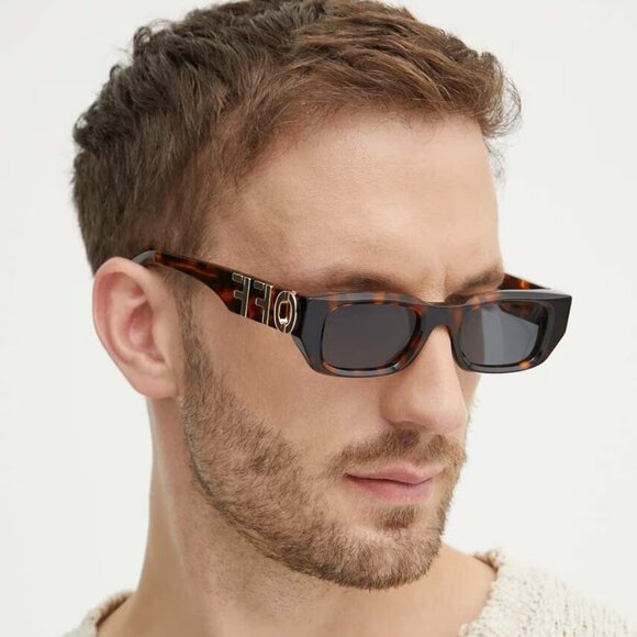 Off-White FILLMORE Sunglasses – Havana Frame Grey Lenses | Model OERI124 6007 - Picture 12 of 13